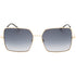 Hugo Boss Dark Grey SF Lens Rose Gold Sunglasses One Size